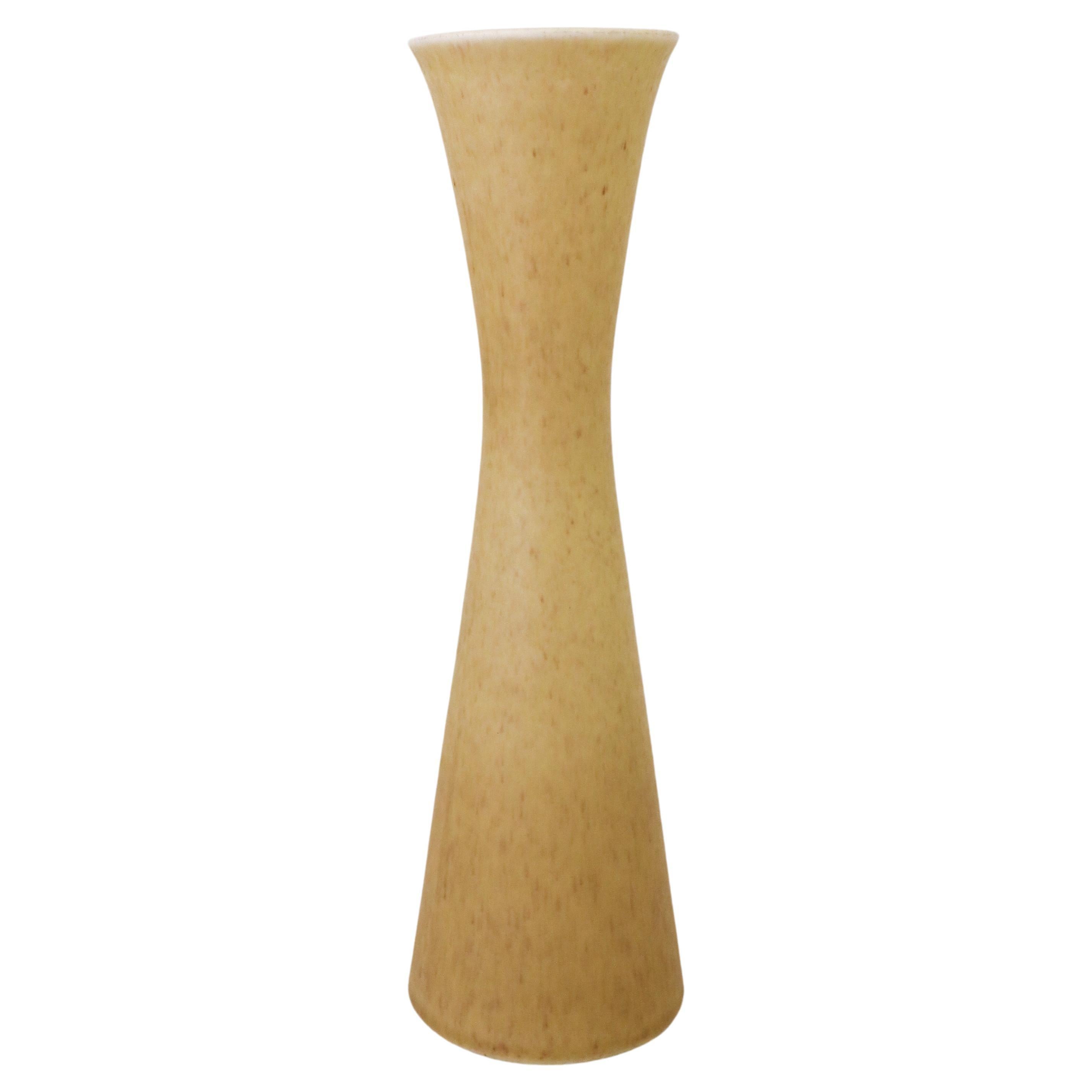 Yellow Vase, Gunnar Nylund, Rörstrand, Scandinavian Midcentury Vintage