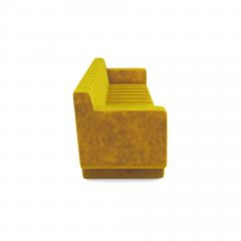 Yellow Velvet Contemporary Art Deco Sofa For Sale at 1stDibs yellow