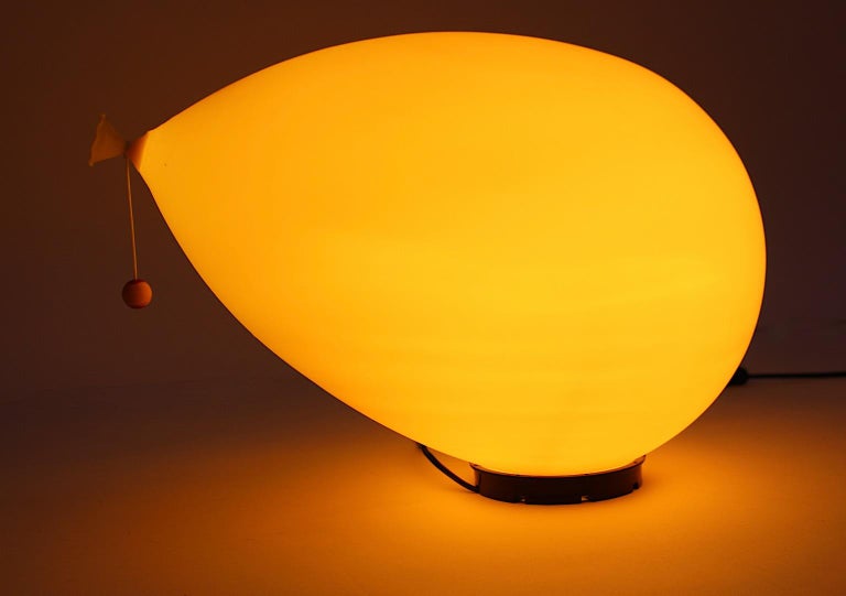 Yellow Vintage Balloon Flush Mount Sconce Table Lamp Yves Christin