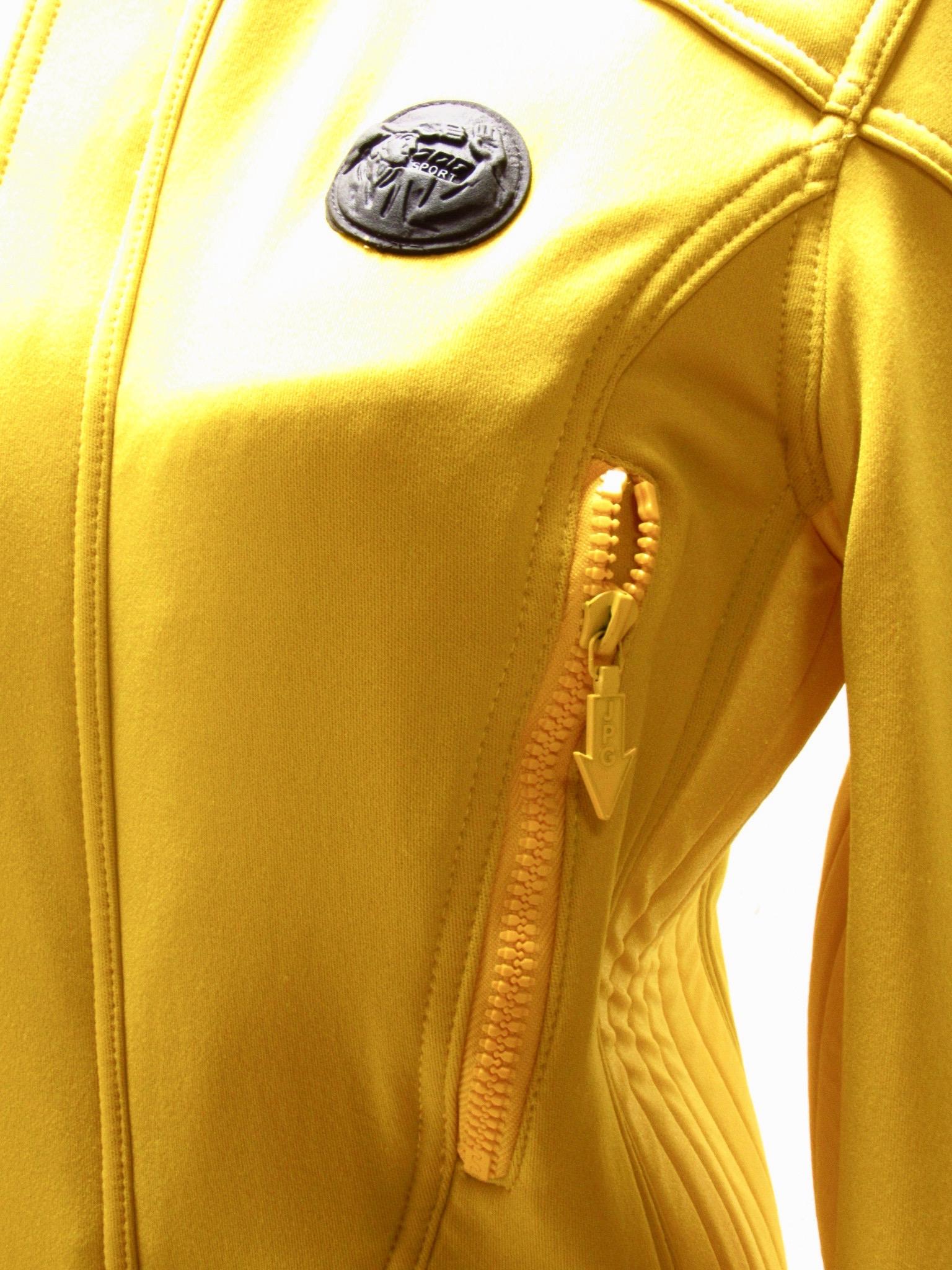 Women's Yellow Vintage Jean Paul Gaultier Sport Jacket