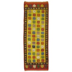Runner turco giallo vintage