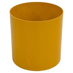 Yellow Waste Paper Bin Model 4660 by Gino Colombini for Kartell, 1970s