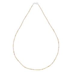Yellow, White & Champagne 18kt Diamond Necklace
