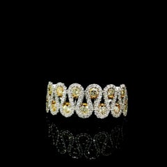Yellow & White Diamond Eternity Ring