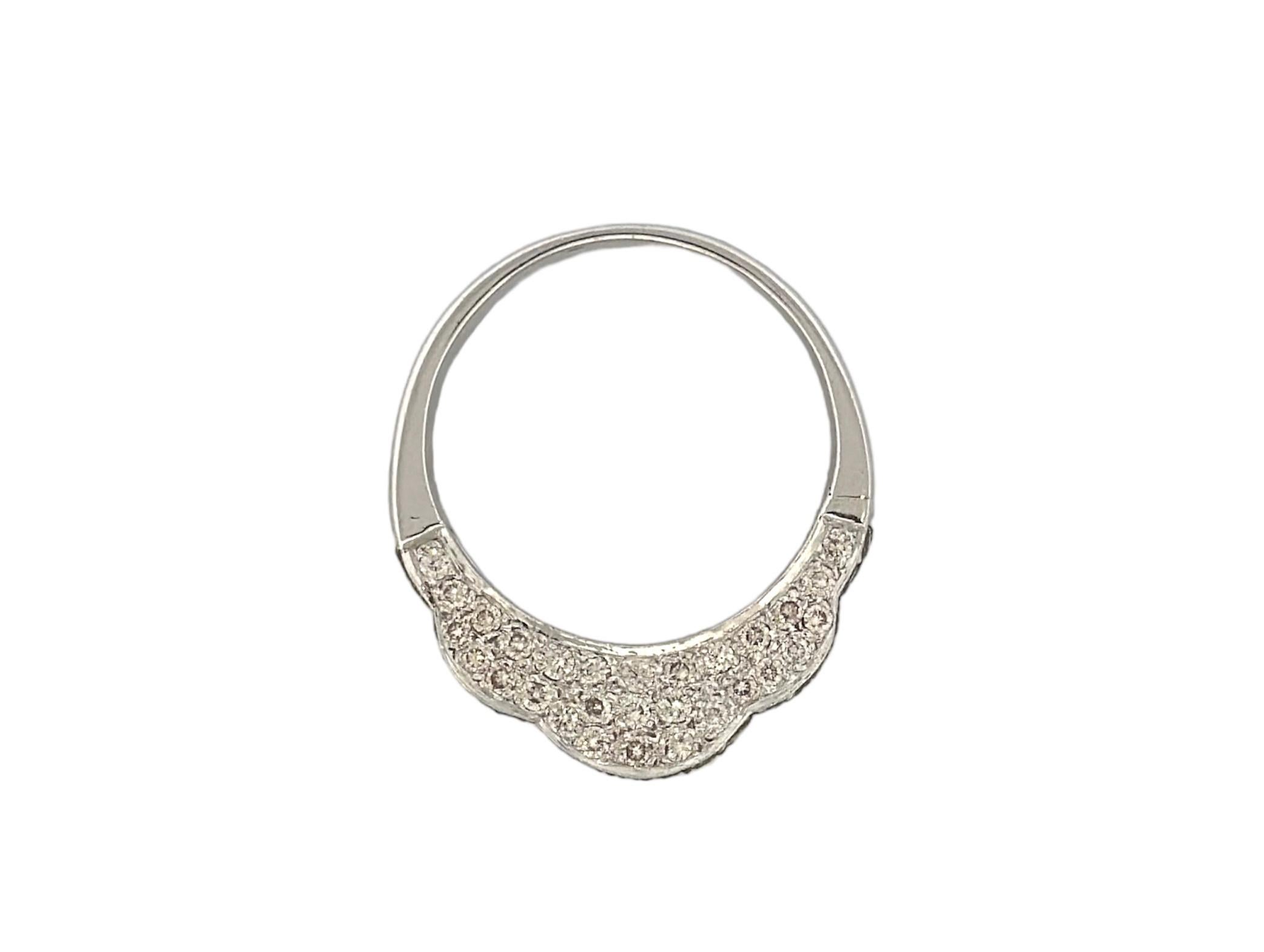 Bague de design unique en jaune et blanc Neuf - En vente à New York, NY