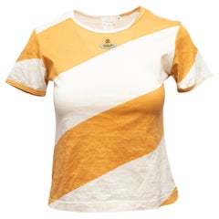 Yellow & White Vivienne Westwood Striped Orb T-Shirt