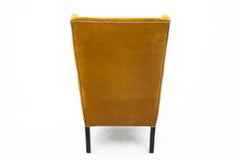 Yellow Wingback Armchair