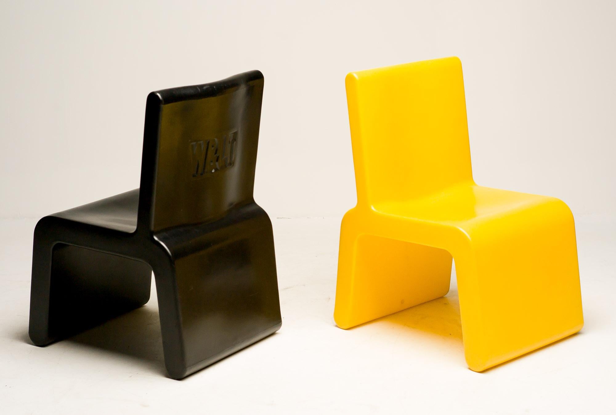 Yellow WL&T Chair by Marc Newson for Walter Van Beirendonck 1