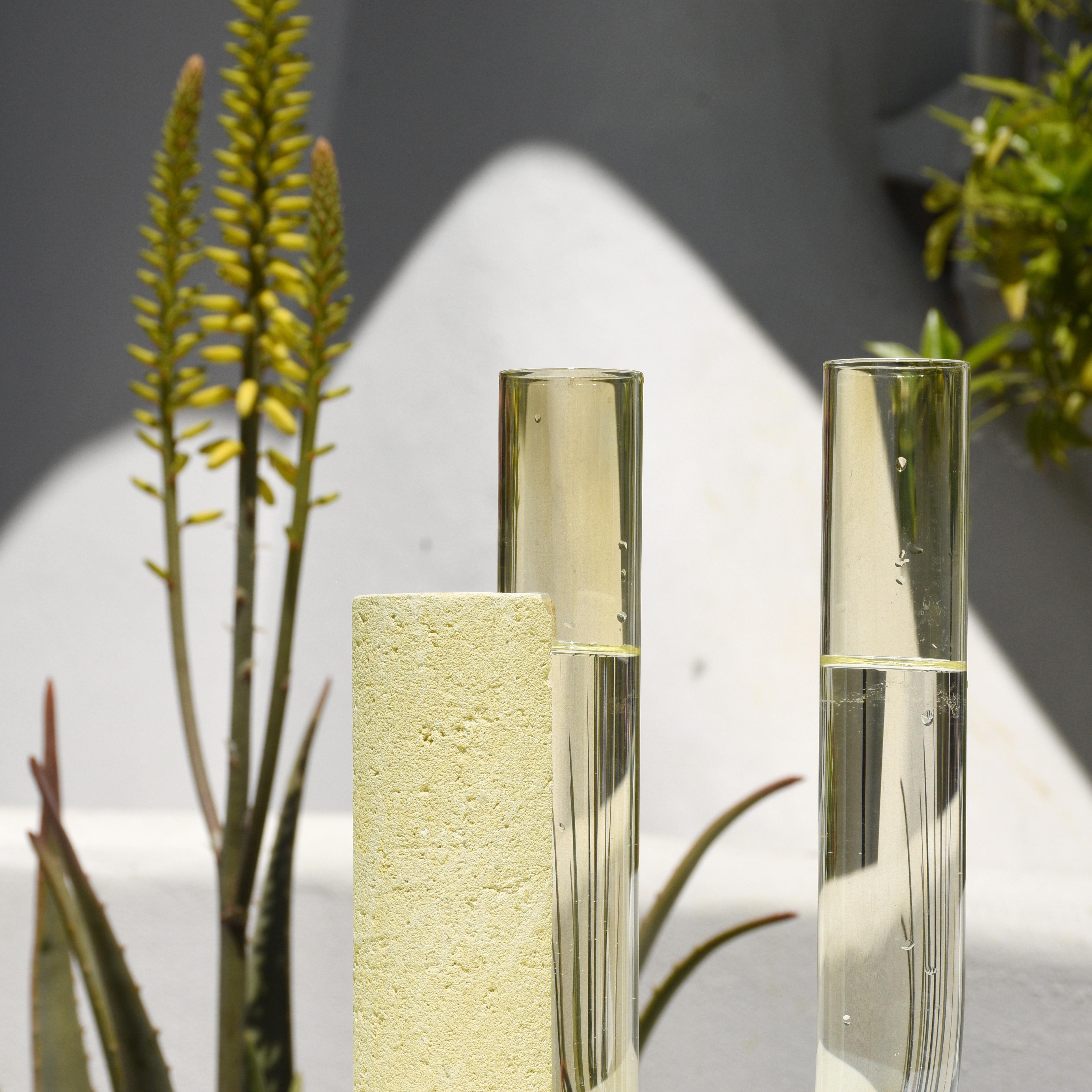 Postmoderne Vase jaune-jaune Cochlea Della Consapevolezza Soils Edition de Coki Barbieri en vente
