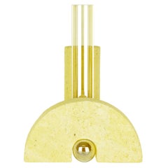 Yellow-Yellow Cochlea Della Metamorfosi 1 Soils Edition Vase by Coki Barbieri