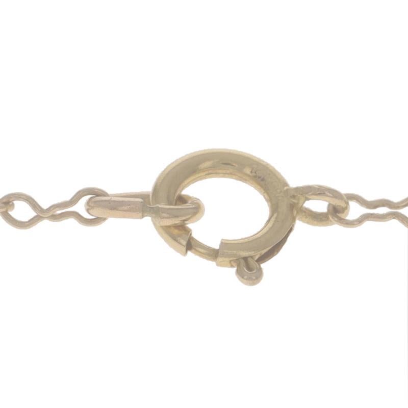 Women's YellowGold Mother of Pearl Cultured Pearl Floral Disc Necklace 19 3/4