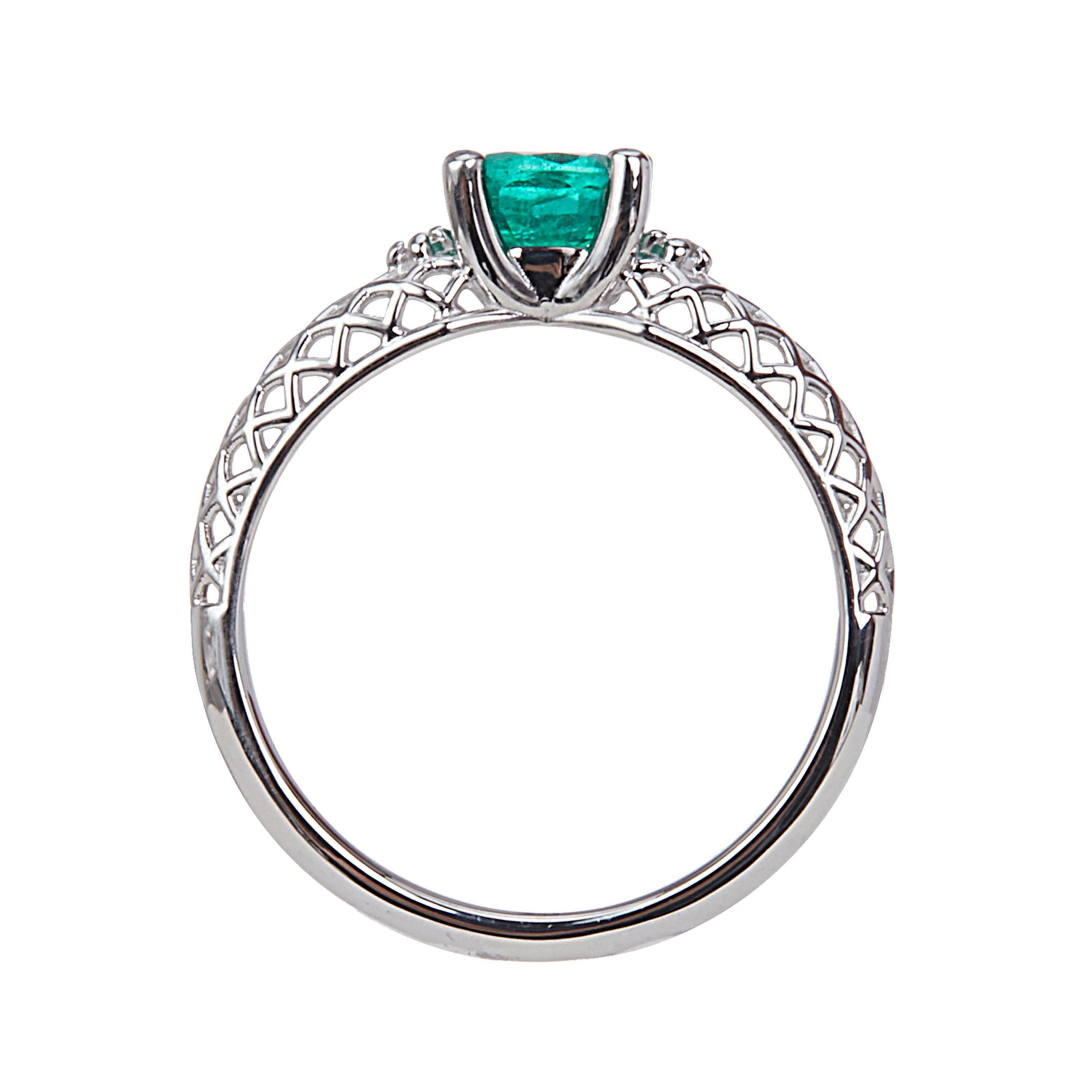 Yemyungji Emerald Ruby Sapphire Oval Cut Solitaire Layering Ring Set In New Condition For Sale In Seoul, Seoul