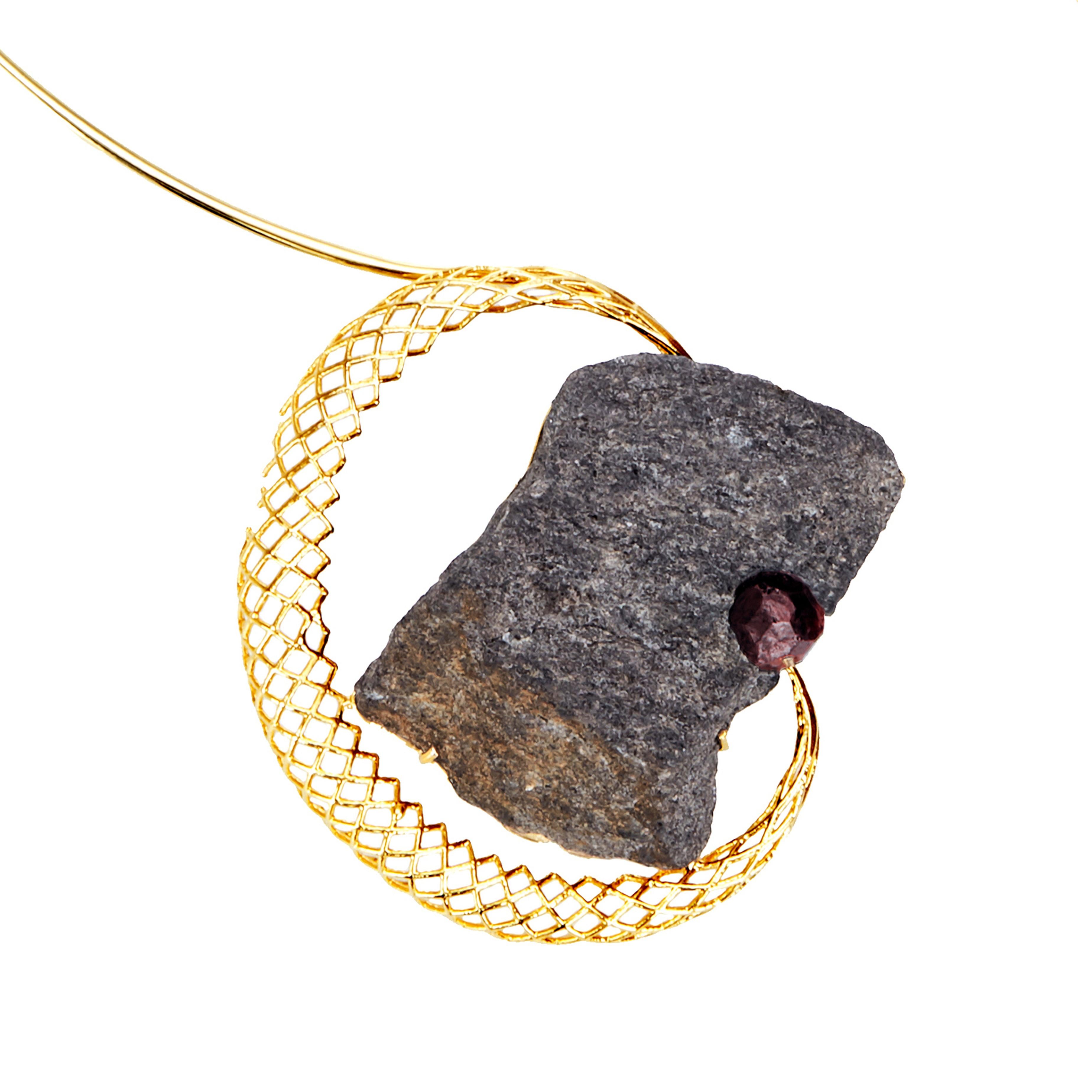mineral pendant necklace