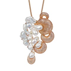 Yemyungji Natural Baroque Pearl 18K The Evolution of Life Necklace