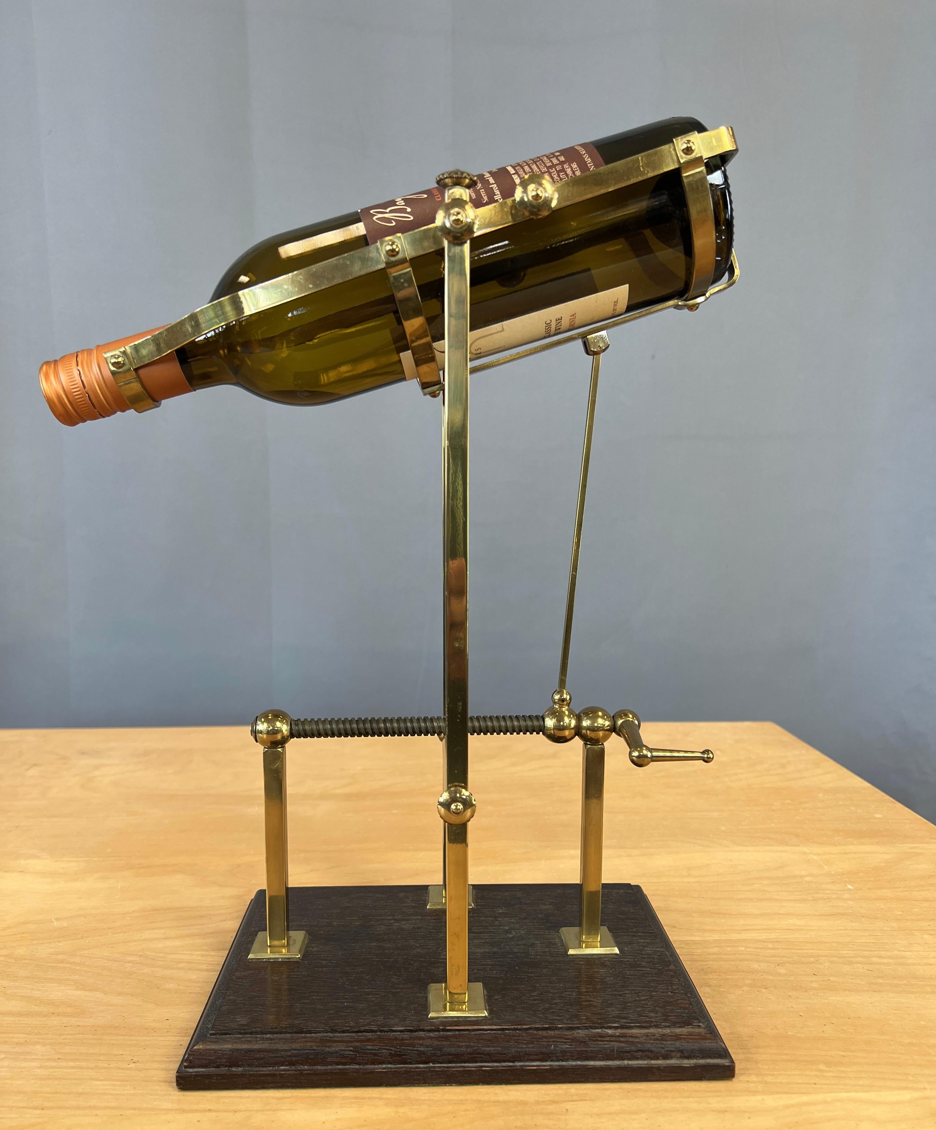 Yeo Ratcliffe & Dawe Brass Mechanical Wine Pourer 12