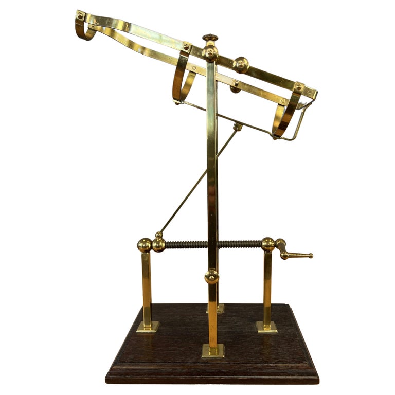 Yeo Ratcliffe and Dawe Brass Mechanical Wine Pourer at 1stDibs