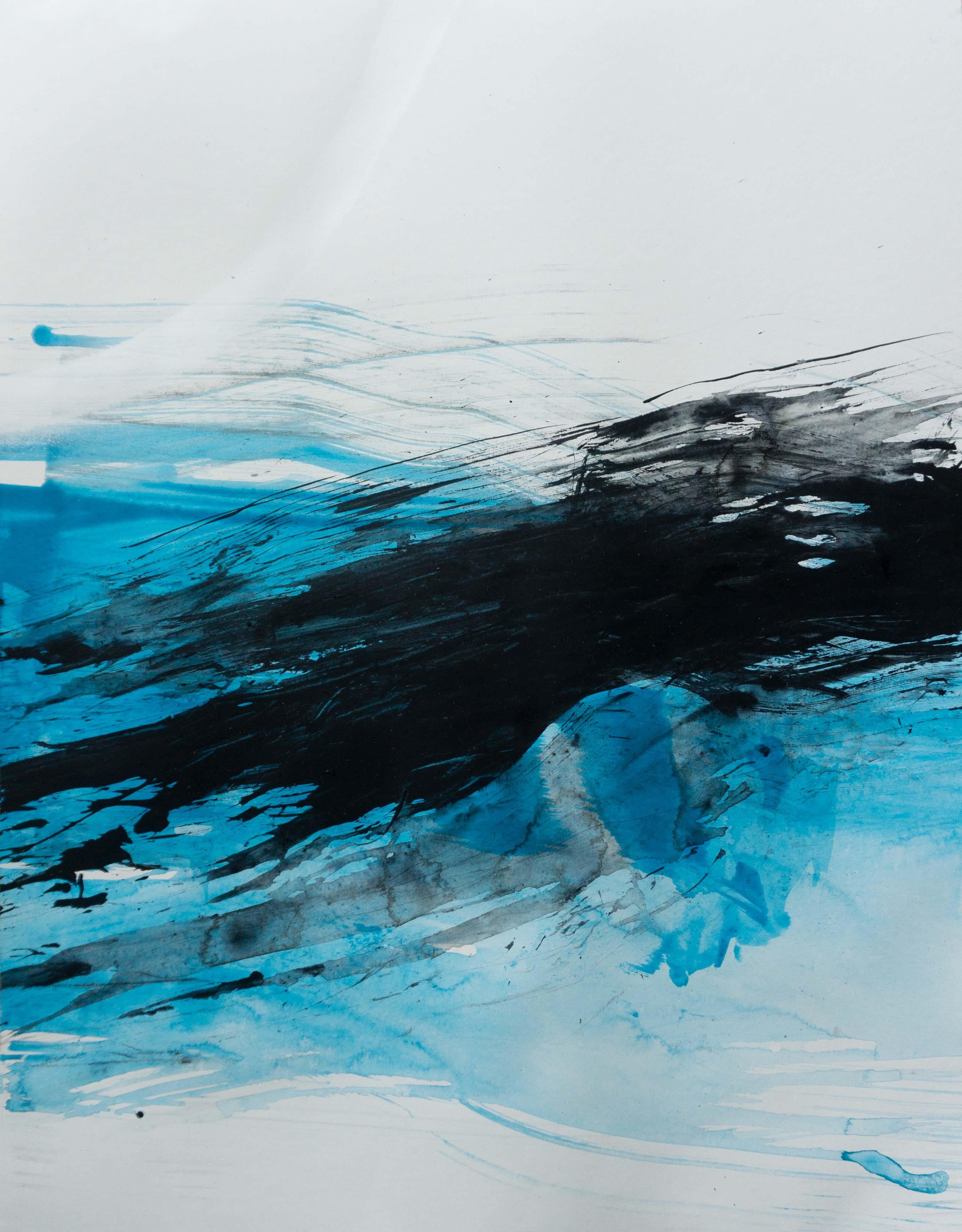 Blue Riff (3 Artworks) - Painting by Yeo Shih-Yun