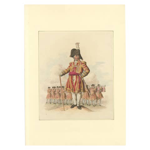 Yeoman of the Guard in Ceremonial Uniform – William Miller, London, ca.1805