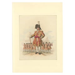 Gentiluomo della Guardia in uniforme da cerimonia - William Miller, Londra, 1805 ca.