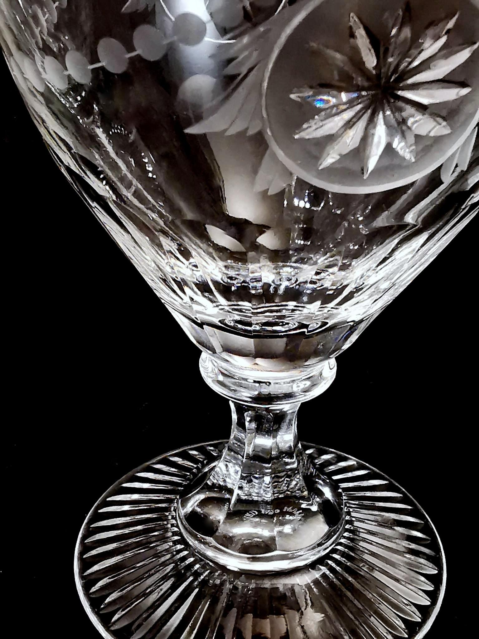 Yeoward William “Collection Crystal” English Goblet For Sale 6