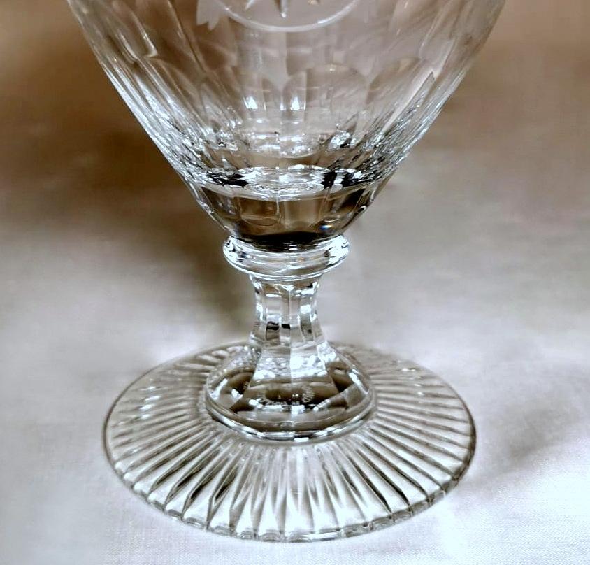 British Yeoward William “Collection Crystal” English Goblet For Sale