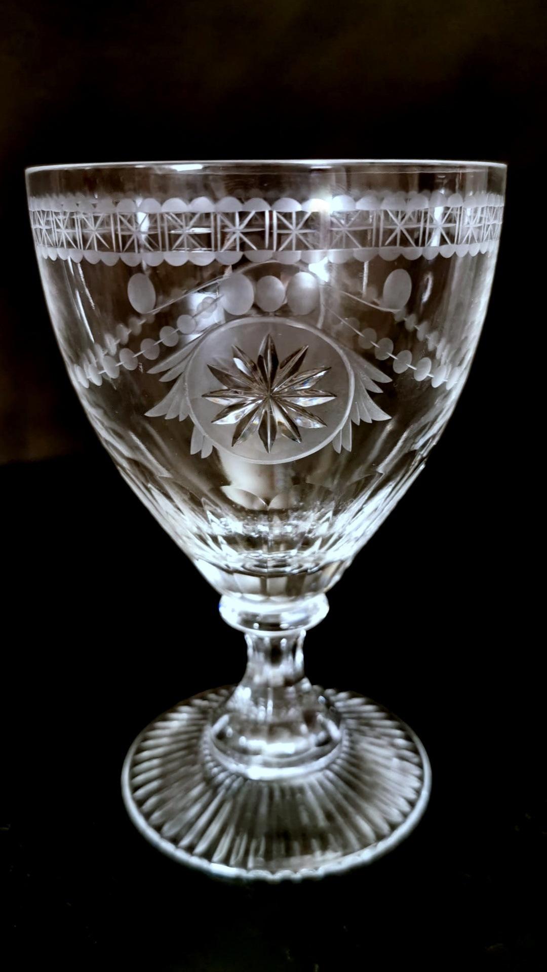 Yeoward William “Collection Crystal” English Goblet In Good Condition For Sale In Prato, Tuscany