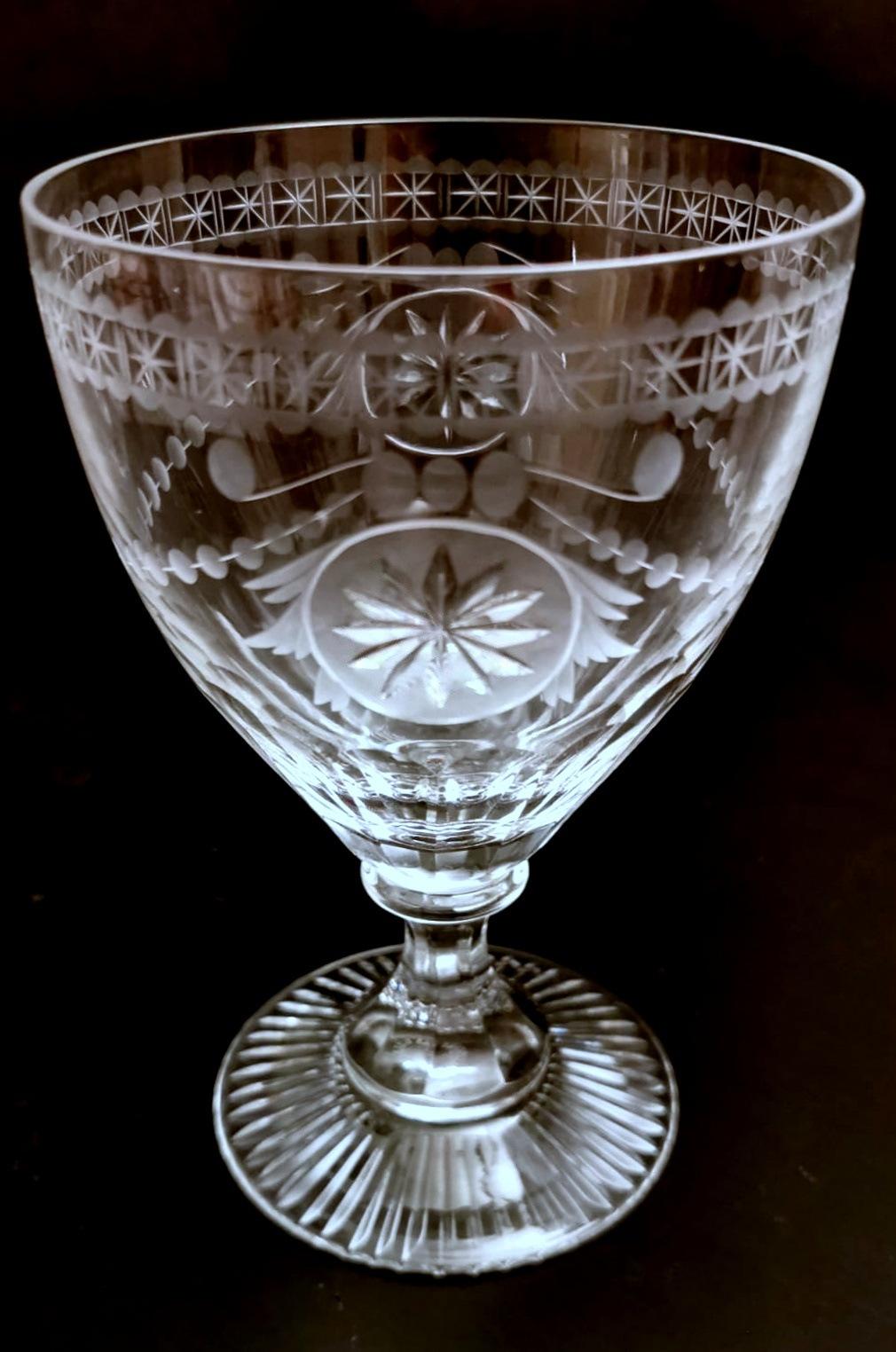 Cristal Gobelet anglais en cristal de la collection William Yeoward en vente