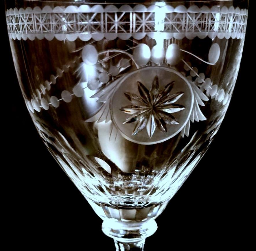 Yeoward William “Collection Crystal” English Goblet For Sale 2