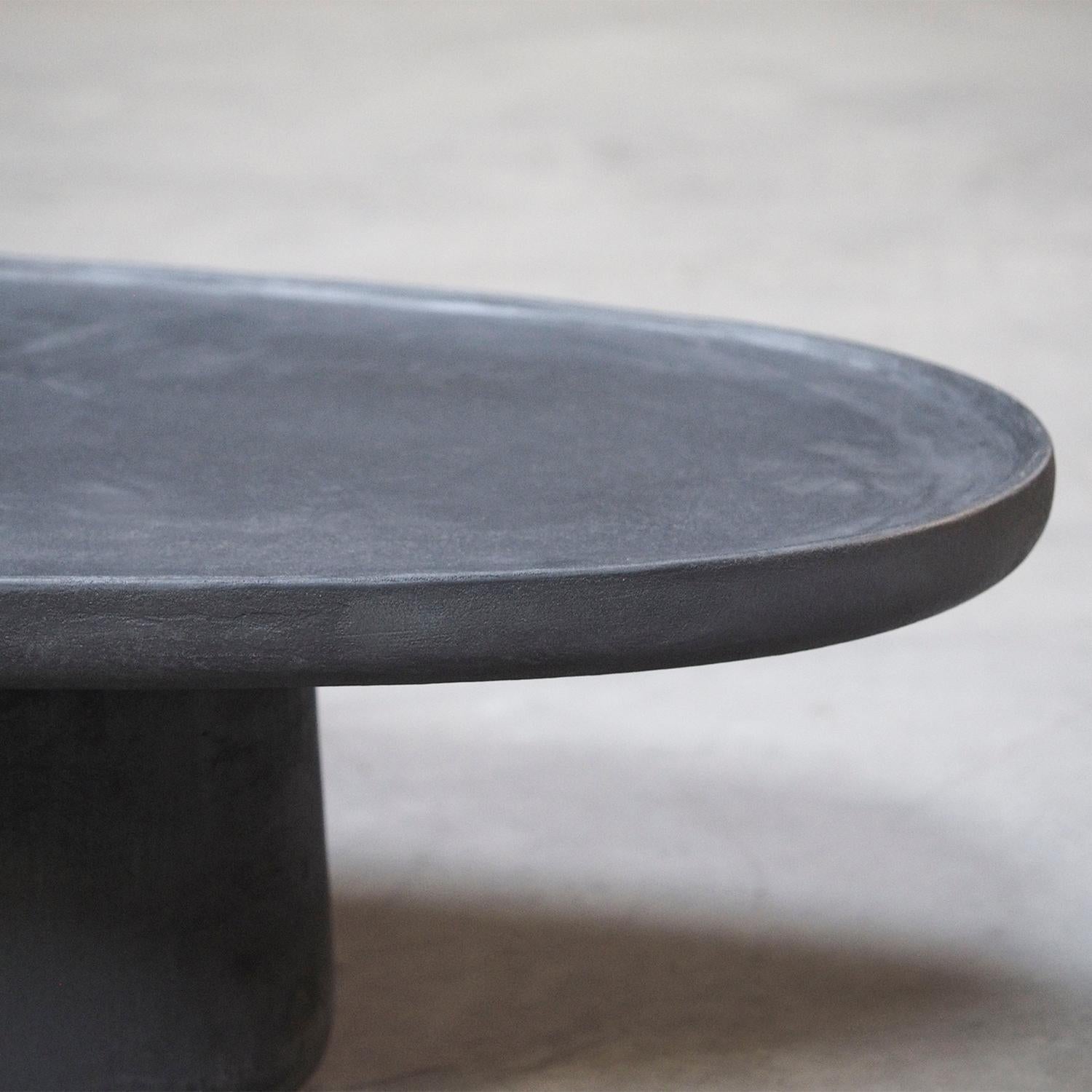 Hand-Crafted Yeshi Oval Coffee Table For Sale