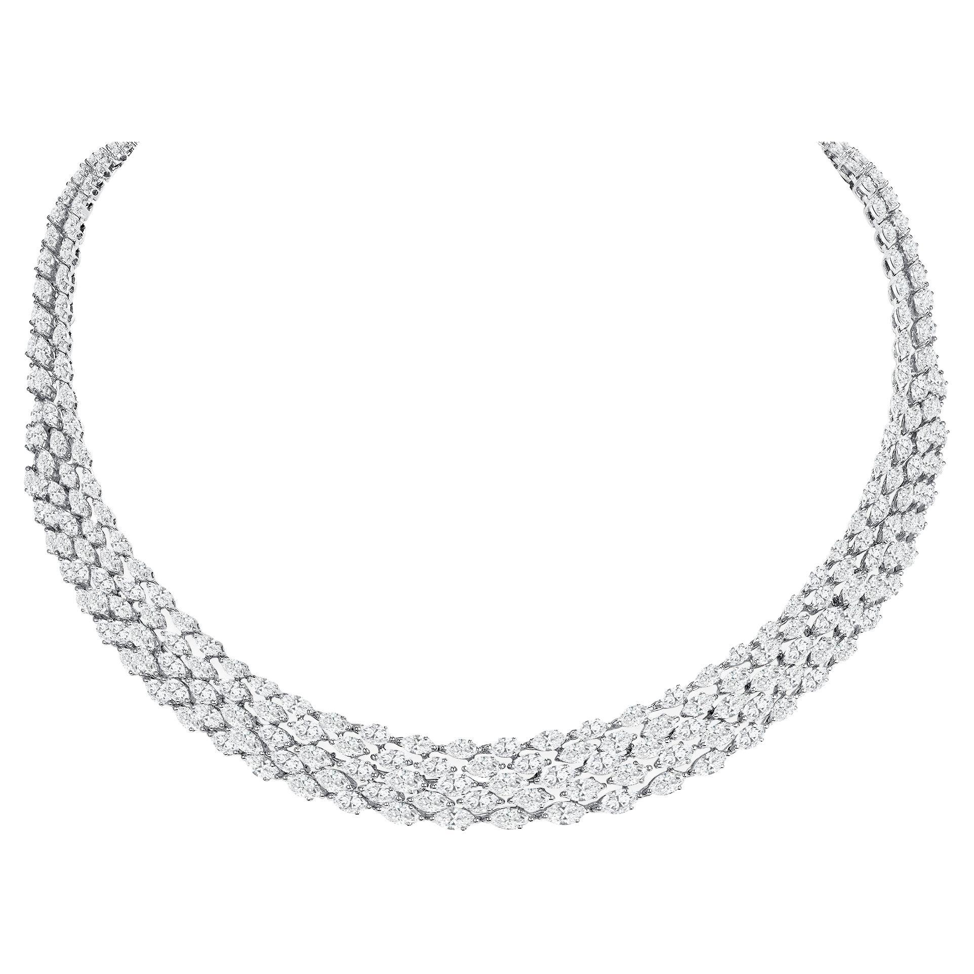YESSAYAN Diamond Collar Statement Necklace For Sale