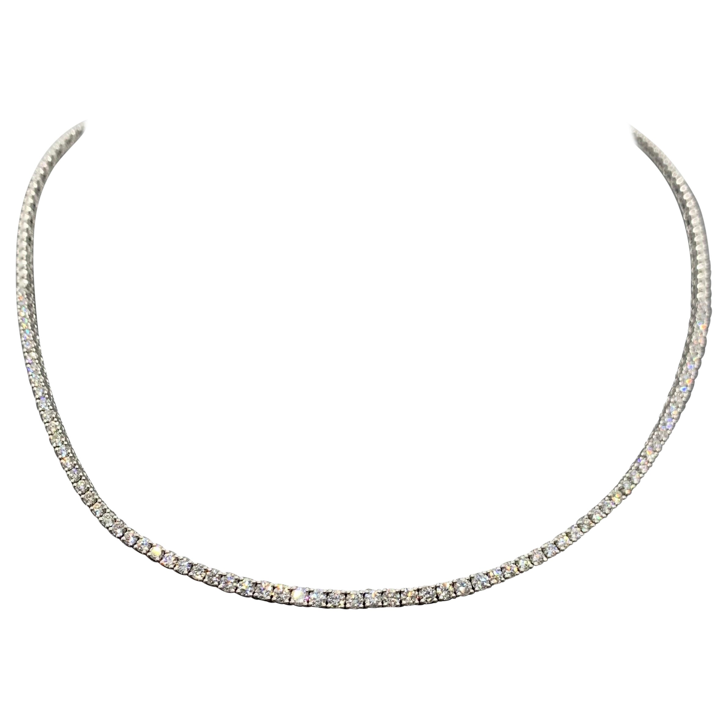 YESSAYAN Collier tennis à demi-cerceau de diamants en vente