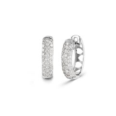 YESSAYAN Heart Huggie Diamond Earrings