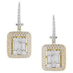 Yessayan Illusion Diamond Drop Earrings