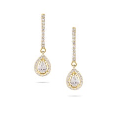 YESSAYAN Linear Diamond Drop Earrings