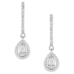 Pendientes de gota de diamante lineal YESSAYAN