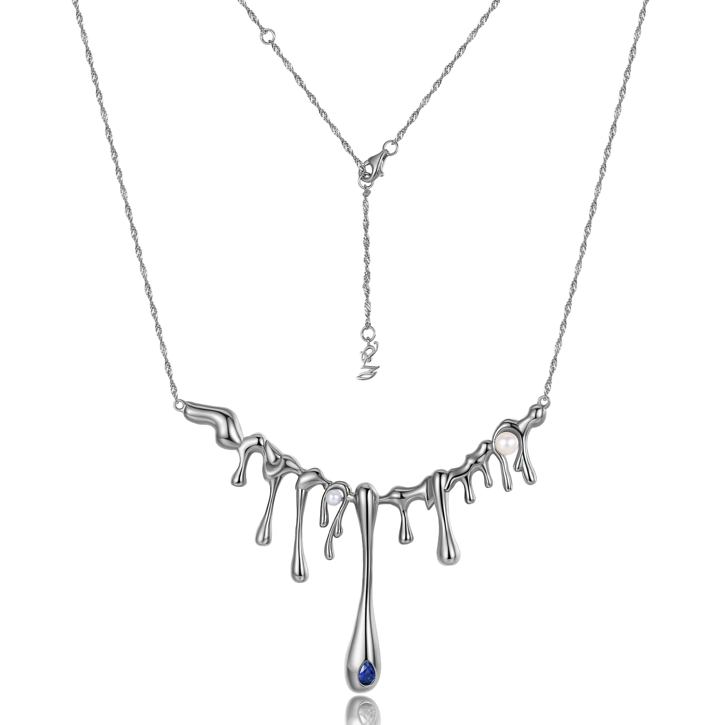 Women's or Men's Yesterday's Tomorrow - Complicated dropping necklace gold-gold For Sale