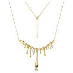 Yesterday's Tomorrow - Complicated dropping necklace gold-gold