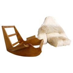 "Yeti" Pop Art Rocking Chair by Mario Scheichenbauer, circa 1968