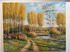 Antique Oil Painting on Canvas, Signed, 20th Century by Yetvart Kaprielian