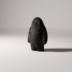Scultura animale Yetyy Junior di Marcantonio - Design moderno in pelle e resina