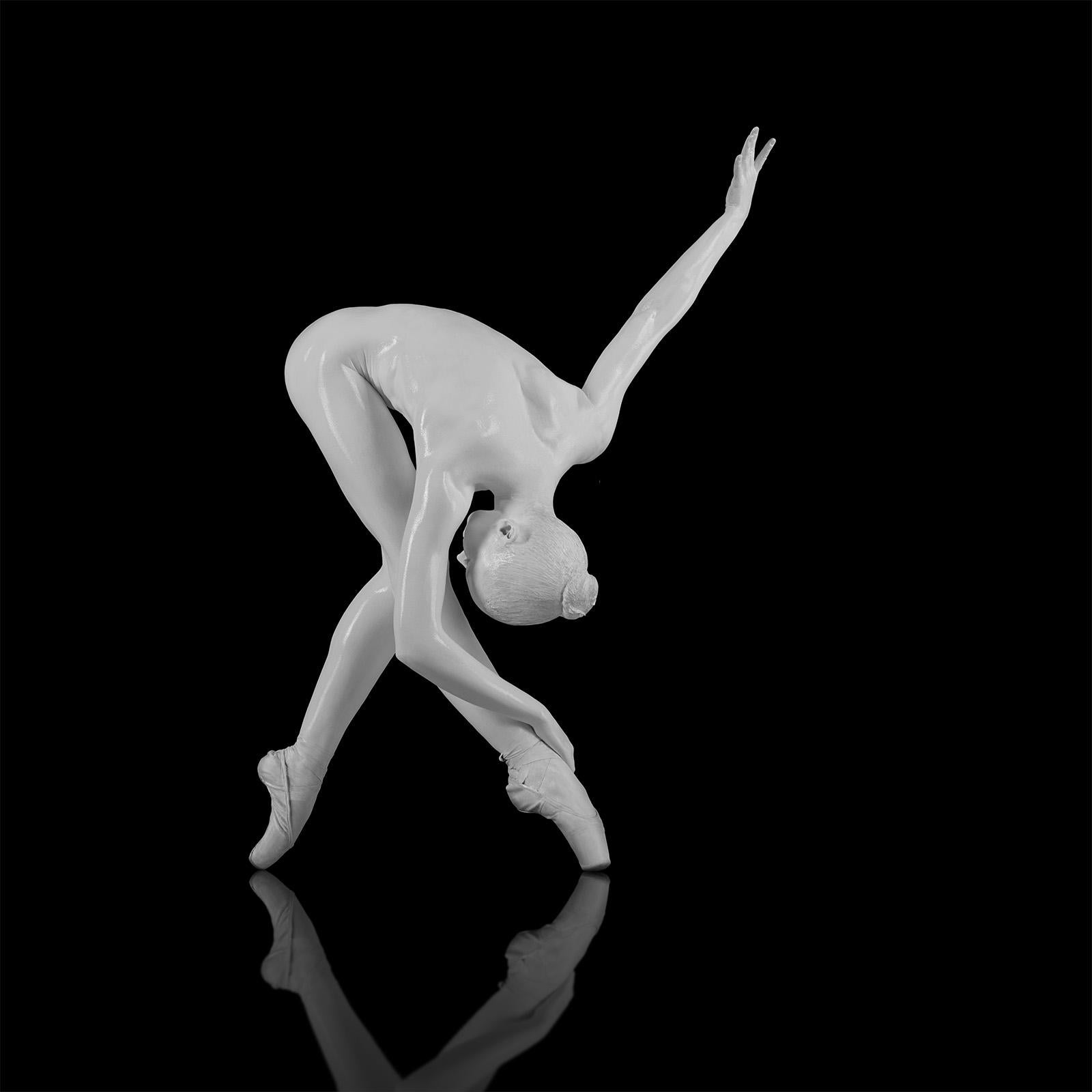 "No title (No 43)" Ballet Photography 45x45 in Ed. of 18 by Yevgeniy Repiashenko

No title (No 43) 
Photography 
Year photo was taken: 2018

This picture is a part of Spirit series.
The picture shows the frozen movement of the dancer. 
White body