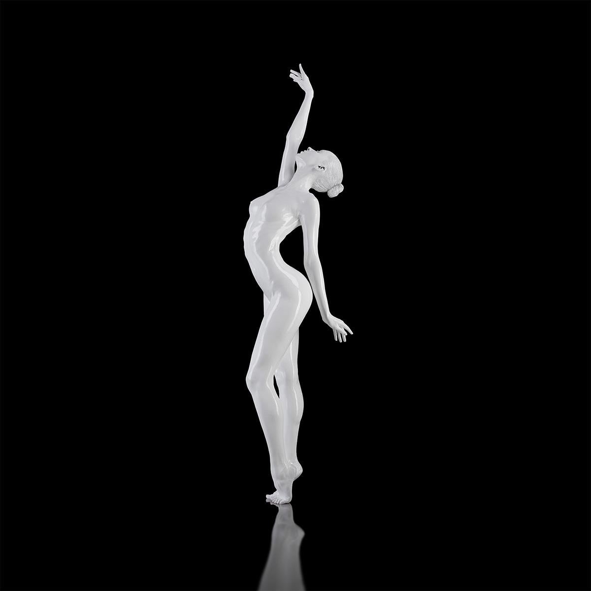 „Ohne Titel (No 57)“ Fotografie Ed. of 28 36" x 36" in von Yevgeniy Repiashenko

Jahr, in dem das Foto aufgenommen wurde: 2017

Dieses Kunstwerk ist Teil der Serie "Spirit".
Das Bild zeigt eine eingefrorene Bewegung einer professionellen Ballerina.