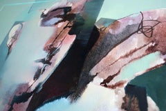 "Erased l" Oil Painting 55" x 35" inch by Yevhenii Shapovalov