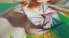 "Genesis" Nude Abstract Oil Painting 63" x 51" inch by Yevhenii Shapovalov