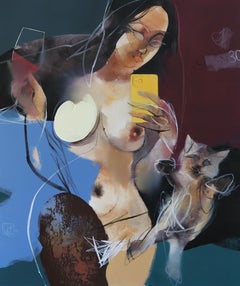 Pittura "InstaDiva 3" 47" x 39" pollici di Yevhenii Shapovalov
