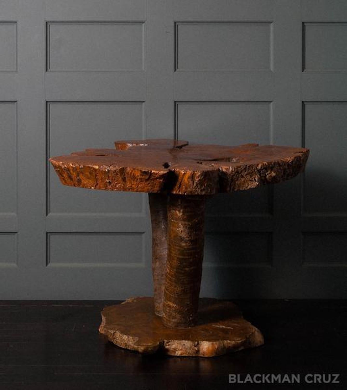 English Yew Tree Table For Sale