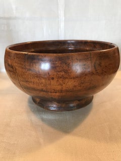 Yew Wood Burl Bowl, 19th Century
