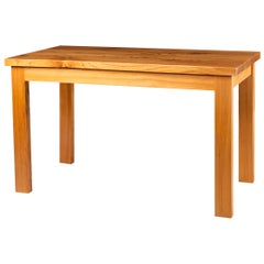 Yew Wood Center Table by Alan Peters, England, circa 1980