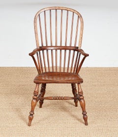 Poltrona Windsor in legno di tasso