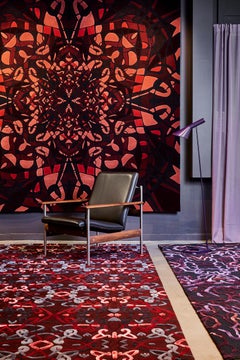 Yggdrasil Red Rug by Volver Studios
